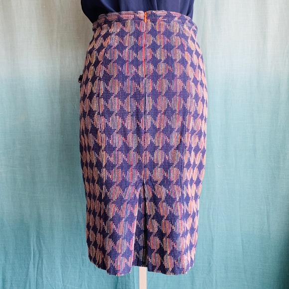 ❌sold❌ Eva Franco Rainbow Ruffle Pencil Skirt - Picture 5 of 8